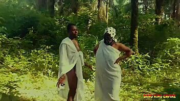 naughty ex-girlfriend fucked hard outdoors in the bushes