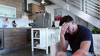 sexy young slut rides bro in hot cowgirl fantasy