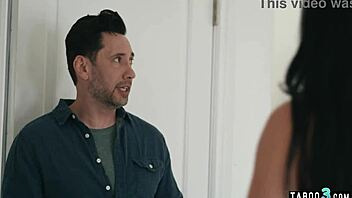 Roughly fucking petite MILF roommate Jennifer White deepthroat style