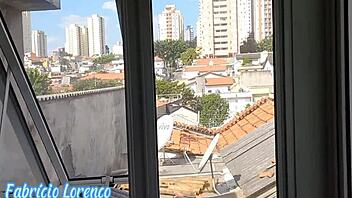 brazilian big ass brunette teen takes monster cock deep in tight asshole complete