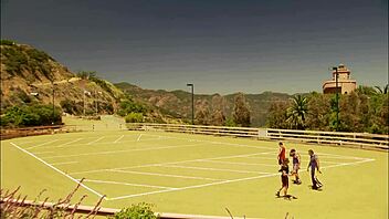 Eva Angelina Deepthroats Thick Cock Fucks Doggystyle Bent Over Outdoors