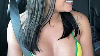 hot asian babe raffles fan for wild cock ride