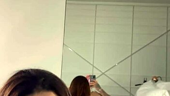 curvy brazilian big tits babe wet deepthroat pov blowjob cum in mouth homemade