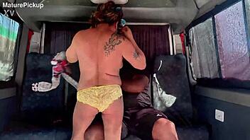 Wanna see this curvy granny ride anal on my huge cock I picked up?