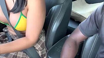 hot asian babe raffles fan for wild cock ride