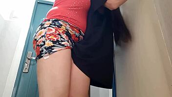 Milf girlfriend pins and fucks me against wall hard