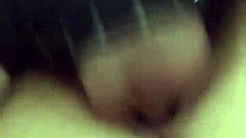 Hubby Pounds Pussy Hard and Cums on Tits