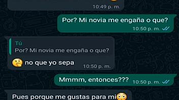 Mi Amiga En Mini Short Se Pone Caliente En Whatsapp Chat!
