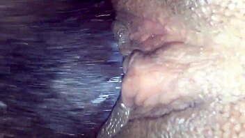 Close Up Black Cock Drills Pretty Tight Pussy Deep
