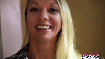 mature milf montana fingers shaved pussy and strokes massive cock pov