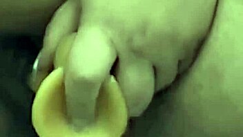 Chubby housewife chills in bedroom