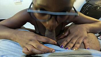 19yo nerdy girl next door deepthroats bbc like pro slut