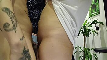 secret hookup with curvy latina ex behind new girl's back