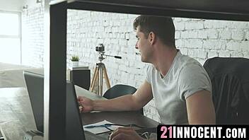 Ivana's steamy toe sucking in bedroom lingerie