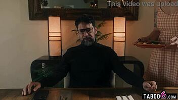 dominant husband controls ebony wife's rough sex