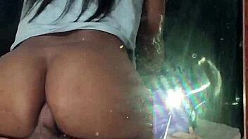 Watch Ebony Teen Prostitute Ride Huge Cock Anal Mirror Gape!