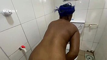 HOUSEWIFE CHEATS BENT OVER BATHROOM SINK DOGGYSTYLE!