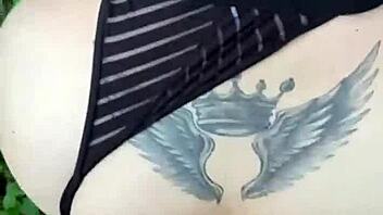 Milf drops big ass woods fuck!