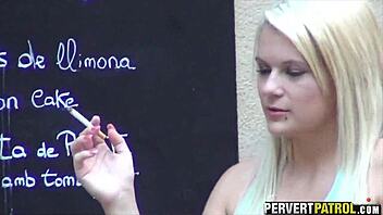 bold spy films couple's raw window fuck