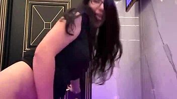 in the club i finger fuck my wet pussy hard