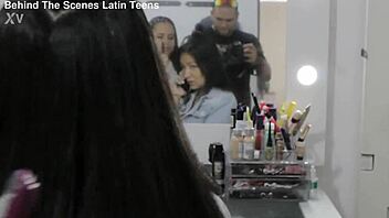 backstage sluts alexa lewis and mila garcia take double penetration cumshots!