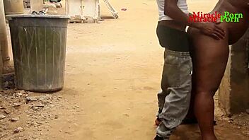 Damn, babe bathing outside takes hardcore doggystyle pounding!