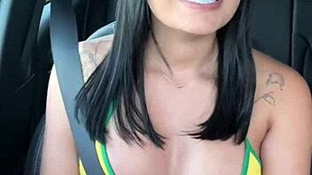 hot asian babe raffles fan for wild cock ride