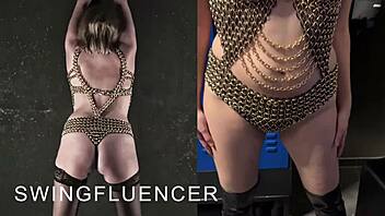 first time at the swingerclub with european housewife