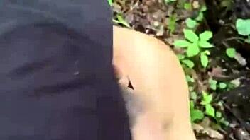 Milf drops big ass woods fuck!