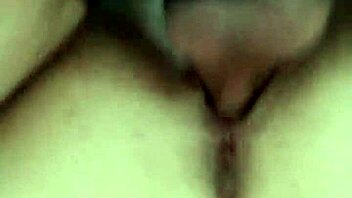 Hubby Pounds Pussy Hard and Cums on Tits