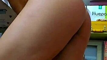 kalena mitrak sucks off mechanic swallows cum tool room