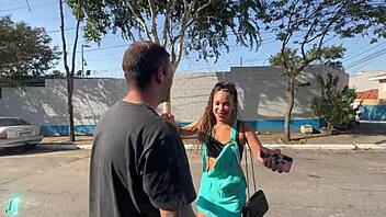 brazilian brunette big ass begs for huge cock pounding wet