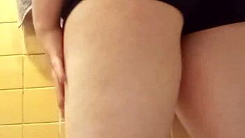 Petite homemade toilet tits compilation for followers