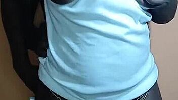 What happens when ebony 18yo sneaks into your bedroom midnight for tight pussy riding?