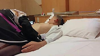 Erotic Maid Rem Cosplay Creampie Pussy Fuck Fest!