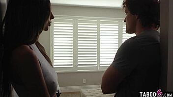 Foreigner rents room from couple, gets petite wife Gianna Dior wet