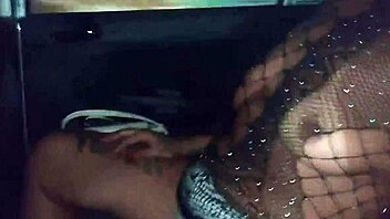 club slut flashes driver after wild gangbang