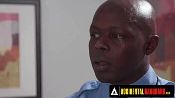 accidental airport gangbang😍 whitney wright cum covered by security👅💦