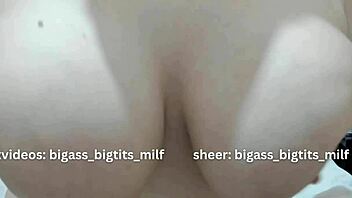 Milf's huge ass and tits drip cum after toy play!