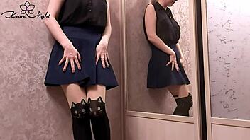 high class pantyhose teen fingers vagina to wild orgasm solo