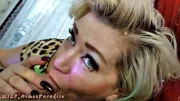 wanna watch russian milf suck hubby's cock up close?