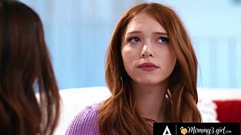 PETITE REDHEAD MYRA MOANS For BUSTY MILF CHLOE Amour