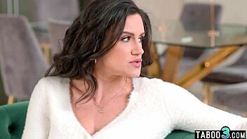 Penny Barber casually comforts her upset friend during a tense moment at home