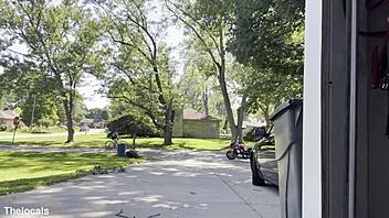 hey watch us risk public blowjob face fuck getting caught