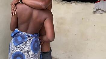 18yo lets me fuck outdoors on old mat 😏🌳💦