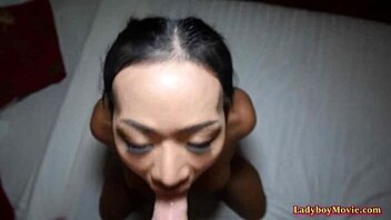 hey, want this ladyboy cindy sucking cock then taking doggy anal pov?