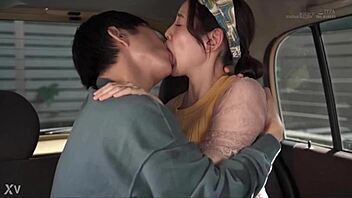 Virgin Japanese Kanna Misaki Learns Steamy Kissing