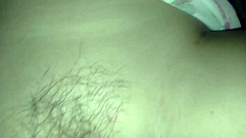 Big tits teen dominates guy with strapon pegging in wet forest outdoors