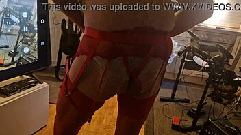 kit willer's ass ripped gaping wide by honey's monster cock in kitchen cumshot