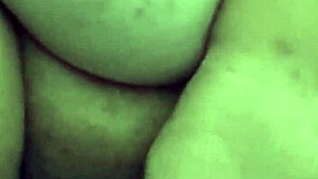 Chubby housewife chills in bedroom